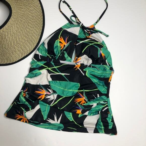 Tropical Jungle Tankini Top - Picture 1 of 4